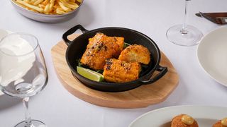 გრილზე შემწვარი ტკბილი სიმინდი