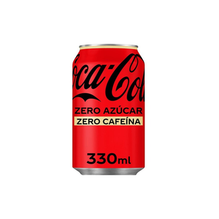 Coca-Cola Zero Azúcar Zero Cafeína lata 330ml.