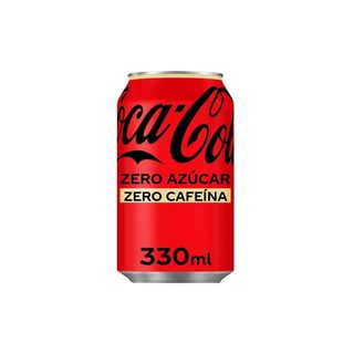 Coca-Cola Zero Azúcar Zero Cafeína lata 330ml.