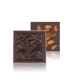 Шоколадні Тафлі Чорні З Мигдалем, 84 Г