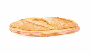 Jamón dulce y queso