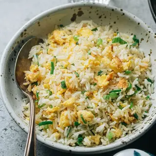 arroz con huevo