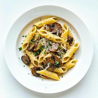 Pennette salsiccia e funghi