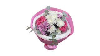 ჯუჯა ვარდებისა და ქრიზანთემების მიქსი