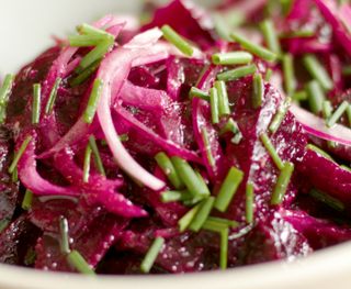 Tapa of Beetroot & Red Onion Salad