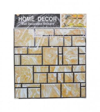 (179992) Naljepnice za zid 50x50 žuta cigla 01200224