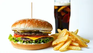 Bbq double burger menù