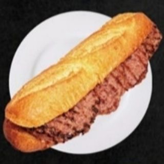 107. Bocadillo hamburguesa