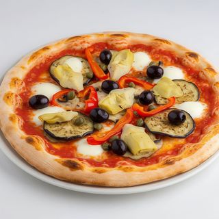 Pizza Roja Ortolana (Mediana)