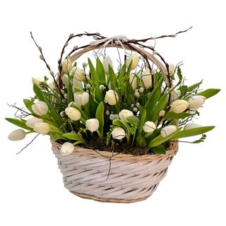 Cos cu lalele de Primavara