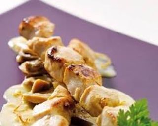 Brochette Poulet + Sauce Champignons