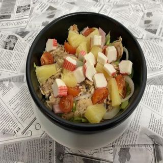 Ensalada De Palitos De Cangrejo (Para 1 Persona)