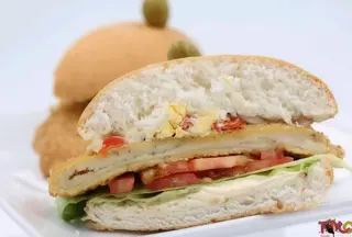 MILANESA MONTEVIDEO AL PAN TERNERA