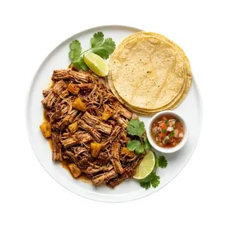 Pastor (250 gr.) 6 tortillas de maíz