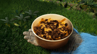 Patty Burger Cheddar Loaded Fries