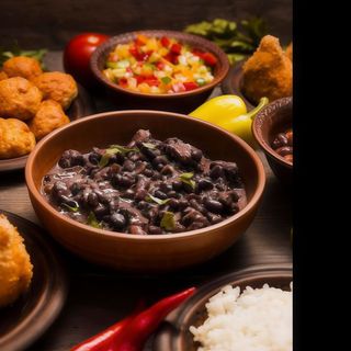 Frijoles (feijao) típicos Brasileño.( Ración)