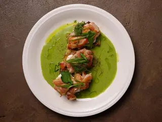 Печене курча з картоплею (350g)