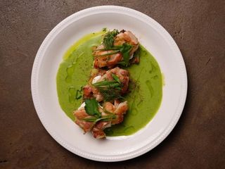 Печене курча з картоплею (350g)
