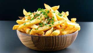 Cartofi prăjiți cu usturoi