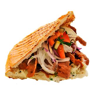 Menù con panino kebab