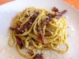 Tonnarelli alla gricia tartufata