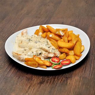 Piletina sa sosom od šampinjona 400gr