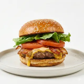 Hamburguesa Con Bacon