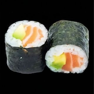 Maki salmon,aguacate,crema de queso (8 Uds)