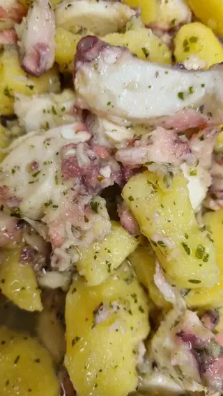 Polpo con patate 200 gr