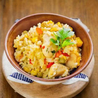 Risotto with vegetables