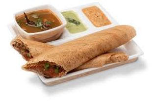 Cheese Pav Bhaji Dosa