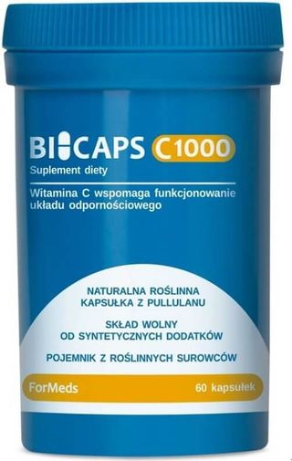 Bicaps Witamina C 1000 1000mg 30 porcji 60 kapsułek ForMeds
