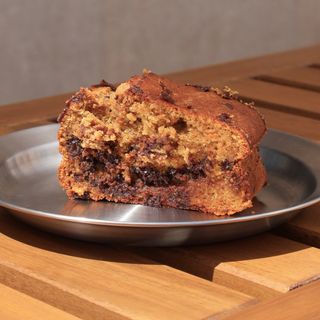 Banana Bread con chips de chocolate 70%