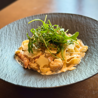 Паста з тигровими креветками (250г)