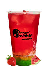 Bubble Tea Pepene Verde & Căpșuni