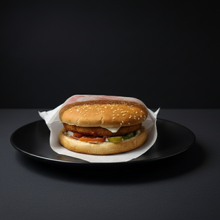 Menú Hamburguesa De Pollo Crujiente 