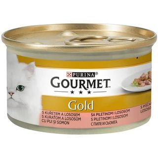 Purina Gold Gourmet Conserva pui cu somon