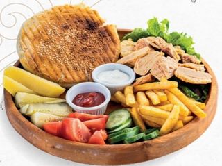 Бауырдак на тарелке куриный