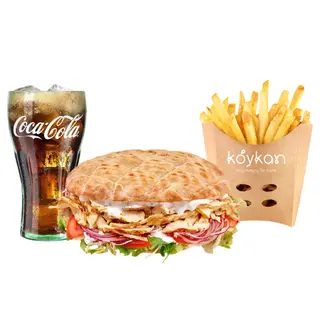 (Kebab) Chicken Döner flatbread Menu