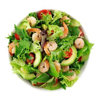 Ensalada de aguacate y gambas