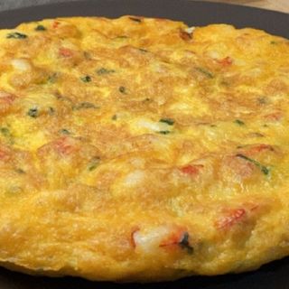 Tortilla de gambas