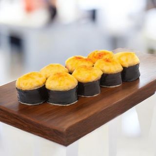 Запечений з лососем теріякі