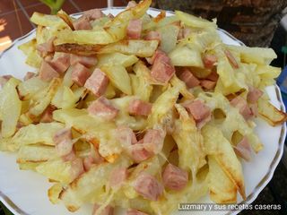 Papas pizza (ración)