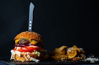 Spicy Black Angus Burger