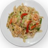 34.- Udon Con Gambas  Y Verdura
