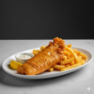 Menú fish & chips