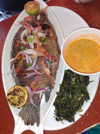 Dry Fry Fish Whole