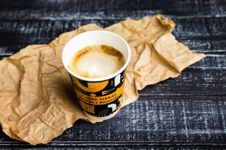 Амерікано з молоком  