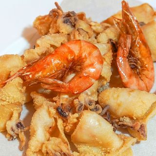 Calamari e gamberi - 1 porzione 200 g