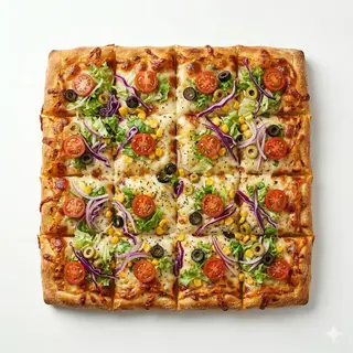 Pizza Vegetariana (30 Cm. X 30 Cm.)